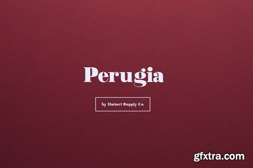 CM - Perugia - Serif Font 4877195