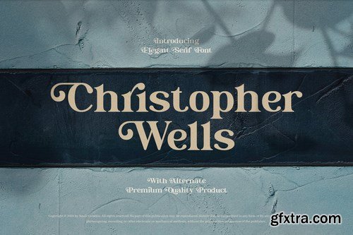 Christopher Wells - Elegant Serif Font