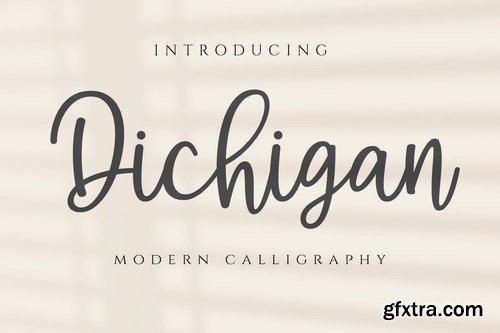 Dichigan - Modern Calligraphy Script