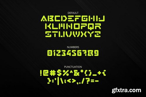 ENIGMATIC - Modern Futuristic font