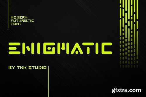 ENIGMATIC - Modern Futuristic font