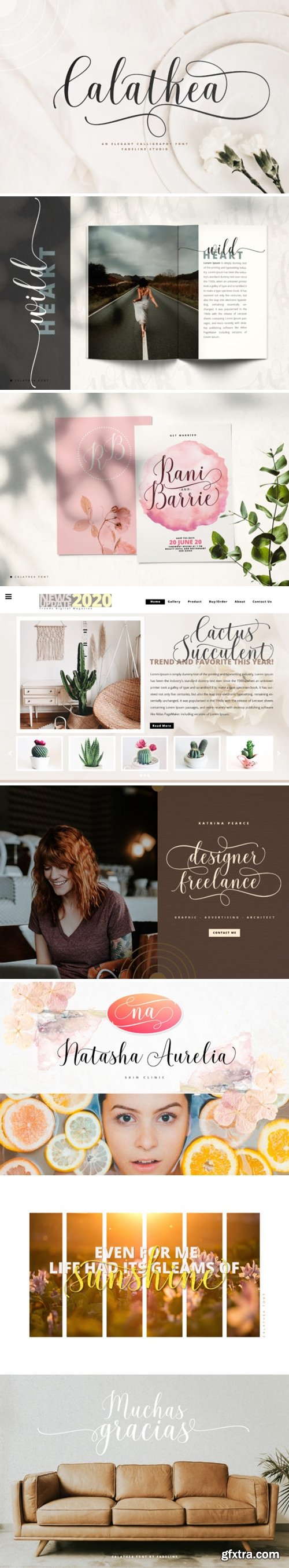 Calathea Font