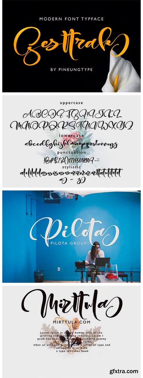 Gesttrak Font