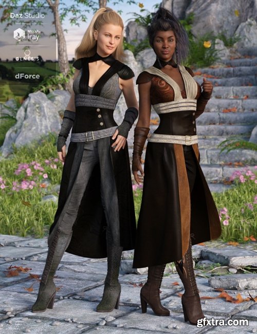 Daz3D - dForce Greenborough Adventure Outfit Textures