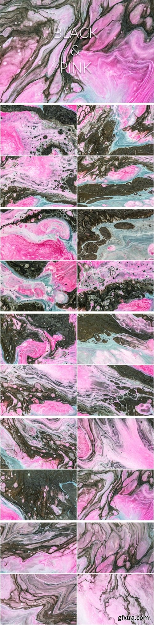 Handmade Liquid Paint - Black&Pink Vol.1 4063660