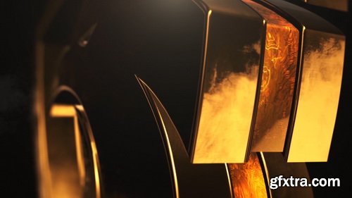 Videohive - Gold And Silver Logo Reveal - 24753721