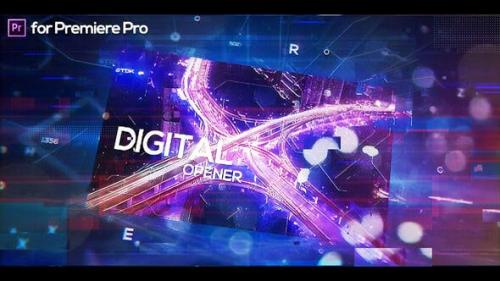 Videohive - Glitch Digital Opener for Premiere Pro