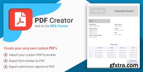 CodeCanyon - PDF Creator for NEX-Forms v7.5.12.5 - 11220942