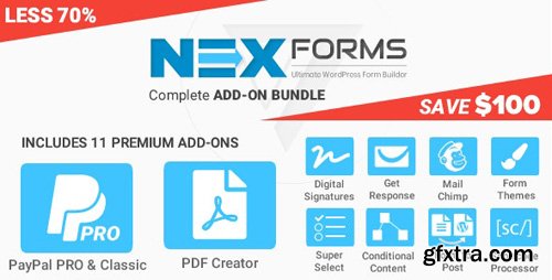 CodeCanyon - Add-on Bundle for NEX-Forms v7.5.12 - WordPress Form Builder - 20370583