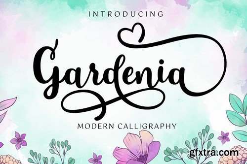 Gardenia Script with Swash Font