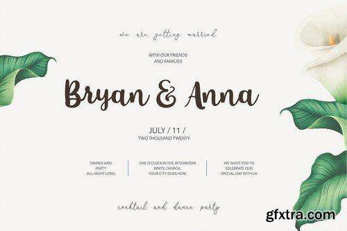 Gardenia Script with Swash Font