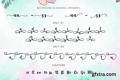 Gardenia Script with Swash Font