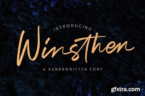 CM - Winsthen - Handwritten Font 4909527