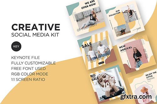 Creative Social Media Kit - Keynote