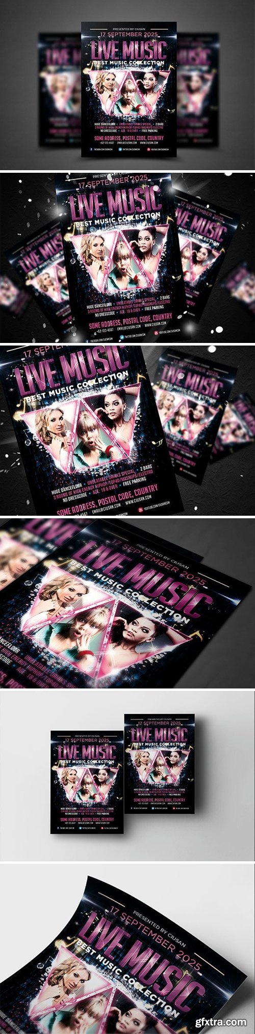 Live Music Flyer Template