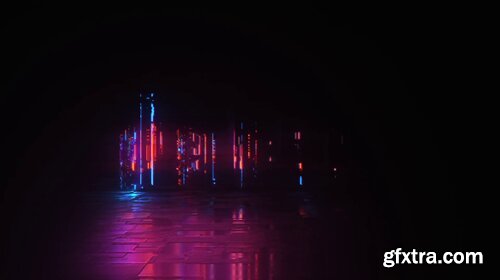 Videohive - Cyber Glitch - Neon Logo Reveal - 23839826