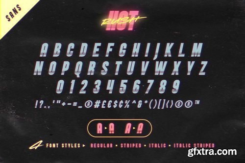 CM - Hot Rush Font Duo - 4623482