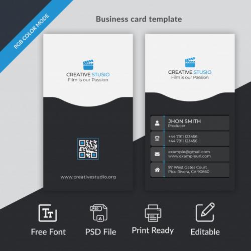 Creative Business Card Design Premium PSD