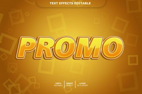 Promo Editable Text Effect Premium PSD