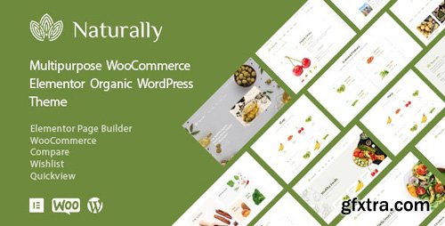 ThemeForest - Organic Food & Market Elementor WooCommerce Theme - Naturally v1.0.5 - 25782740