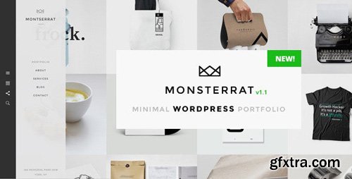 ThemeForest - Monsterrat v1.2.1 - Minimal WordPress Portfolio Theme (Update: 7 May 20) - 12602359