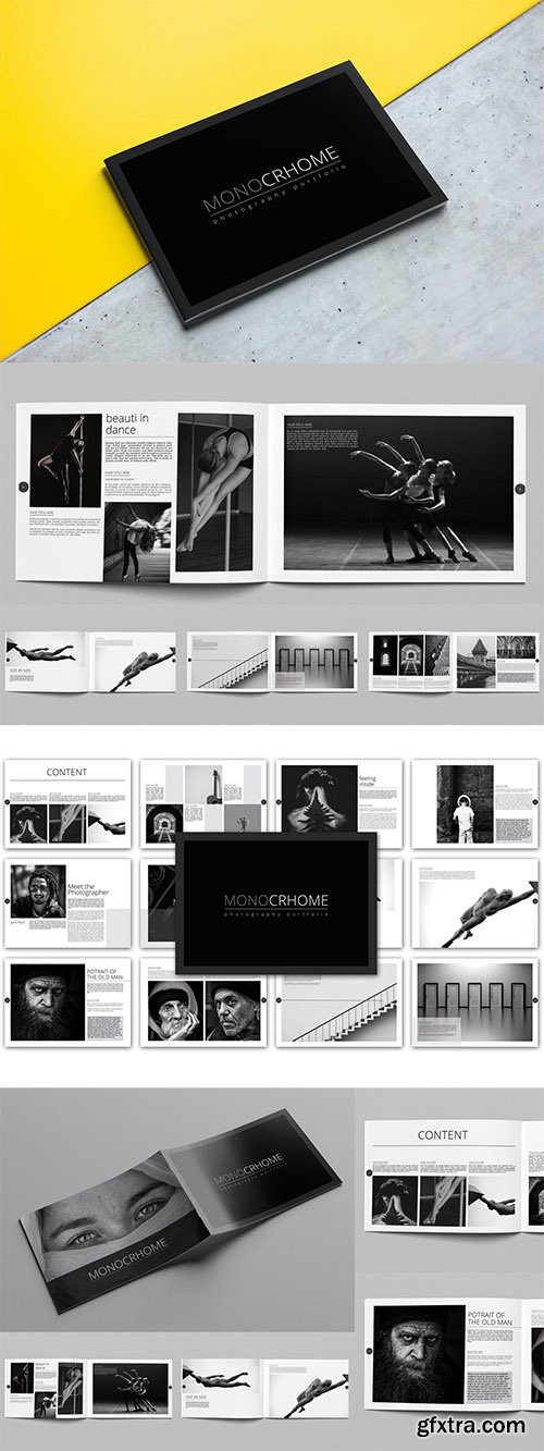 Monochrome Photography Portfolio Template