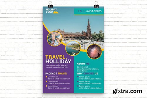 Holiday Travel Flyer Template