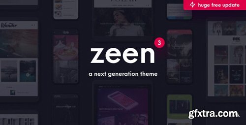 ThemeForest - Zeen v3.7.2 - Next Generation Magazine WordPress Theme - 22709856