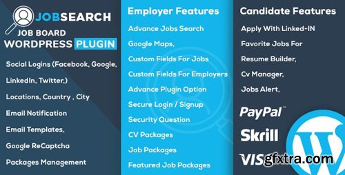 CodeCanyon - JobSearch v1.5.0 - WP Job Board WordPress Plugin - 21066856