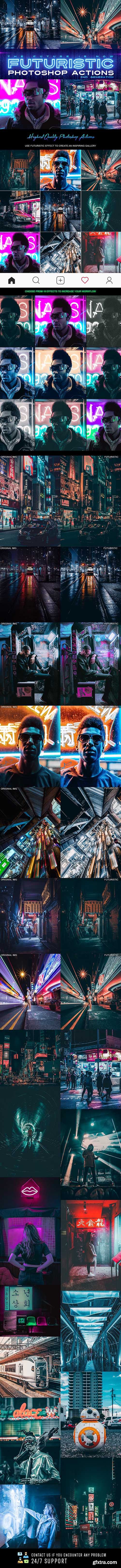 GraphicRiver - Futuristic Gen 2 Photoshop Actions 25230343