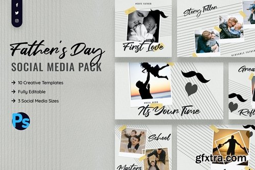 Father\'s Day Social Media Template