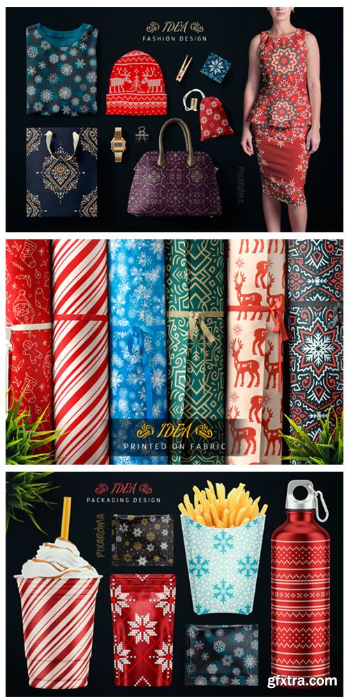 100 Seamless Patterns Vol.4 Xmas 4081680