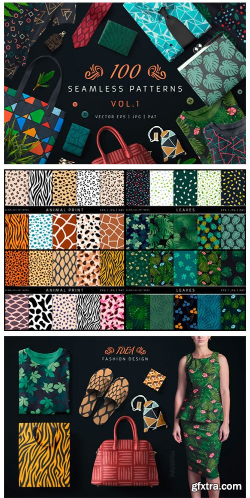 100 Seamless Patterns Vol.1 4081554