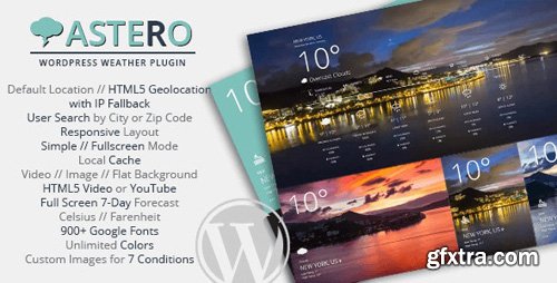 CodeCanyon - Astero v2.0.0 - WordPress Weather Plugin - 9473087