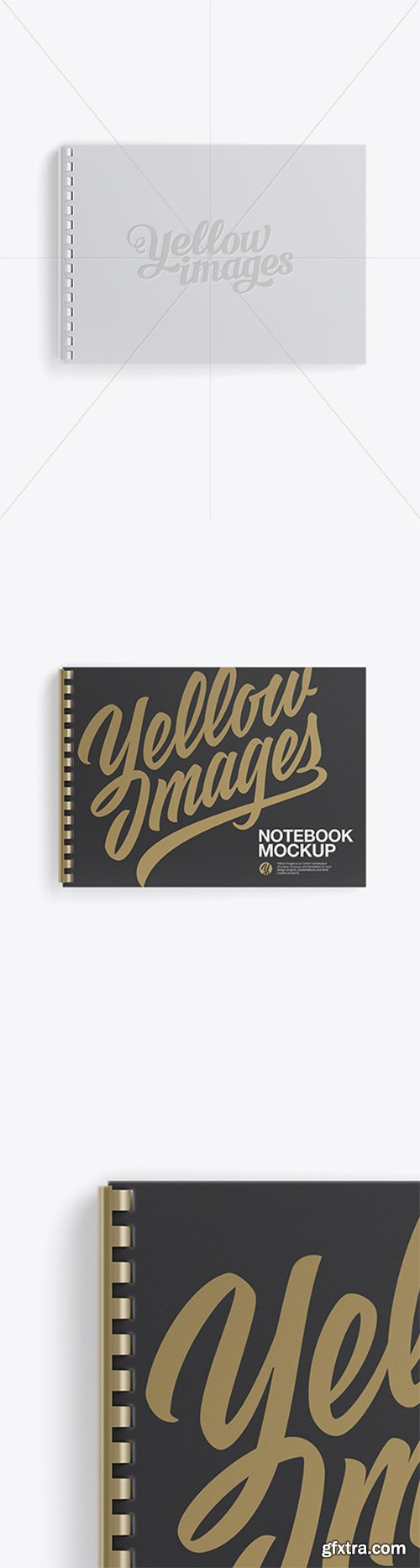 Download Notebook With Ring Binger Mockup - Top View 19097 » GFxtra