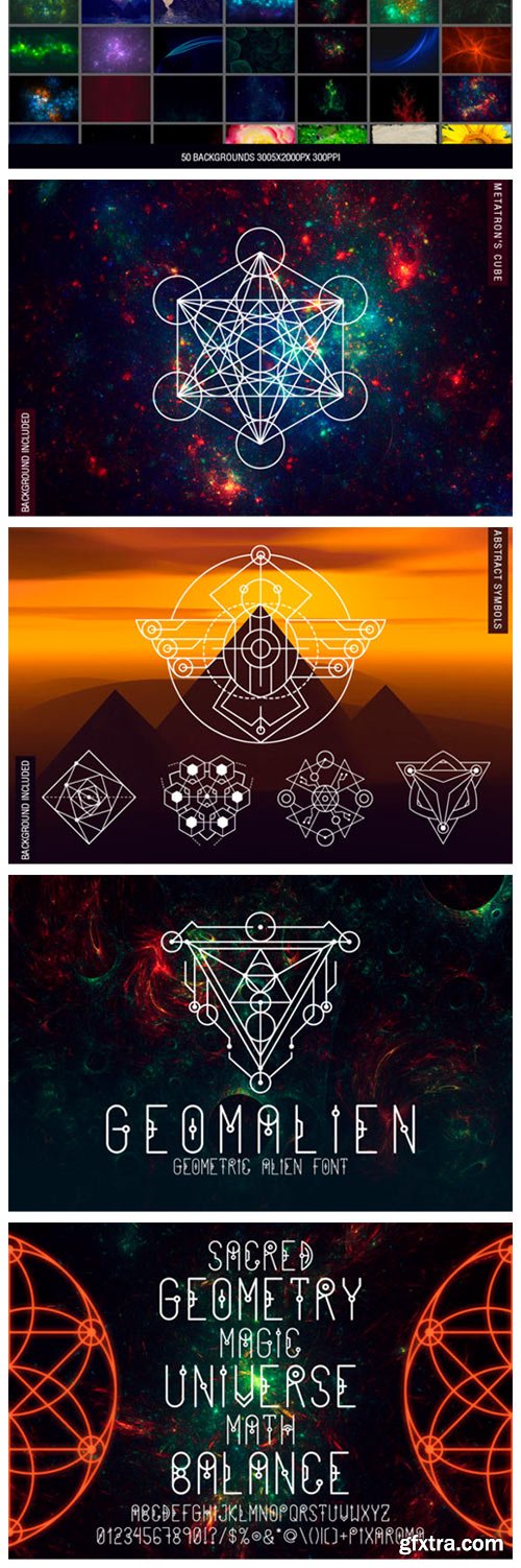 100 Sacred Geometry Symbols 4087957