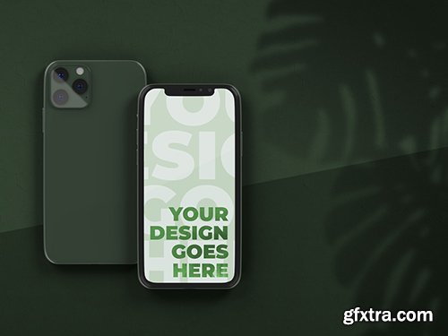 Smartphone Mockups with Front and Back 346930337