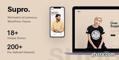 ThemeForest - Supro v1.5.4 - Minimalist AJAX WooCommerce WordPress Theme - 22374845