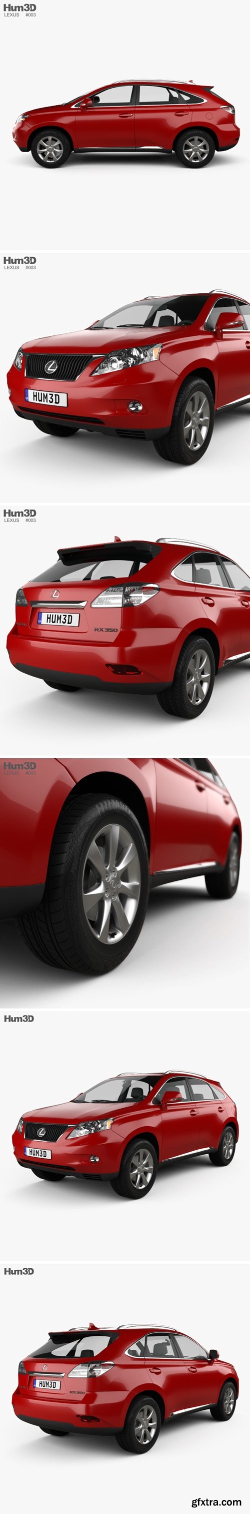 Lexus RX 2010 3D Model