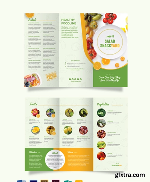 Healthy-Food-Diet-Tri-Fold-Brochure