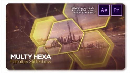 Videohive - Parallax Slideshow Multi Hexa