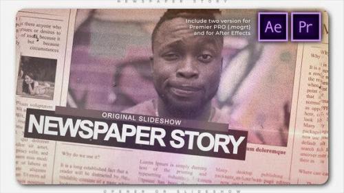 Videohive - Newspaper Story Slideshow