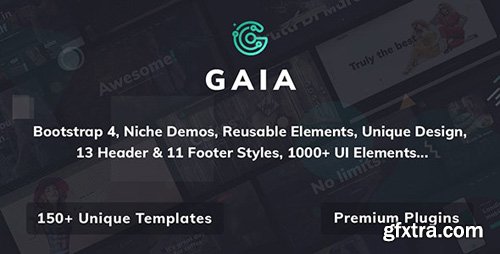 ThemeForest - Gaia v1.0 - A High Performance Creative Template - 25235444