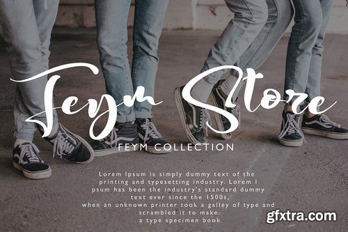 CM - Gesttrak Stunning Script Fonts 4900705