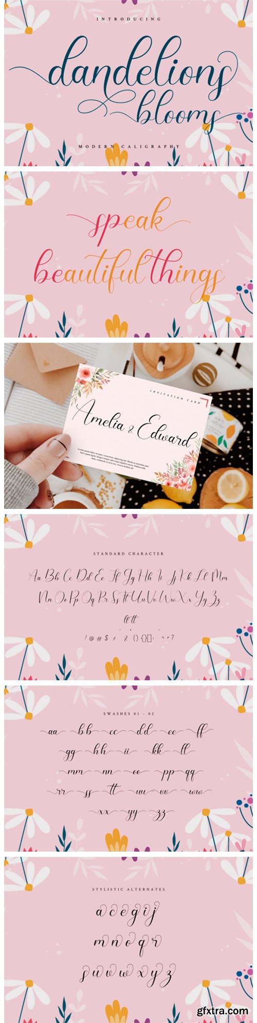 Dandelions Bloom Font