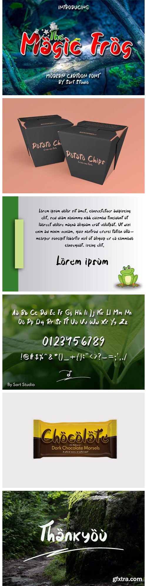 The Magic Frog Font