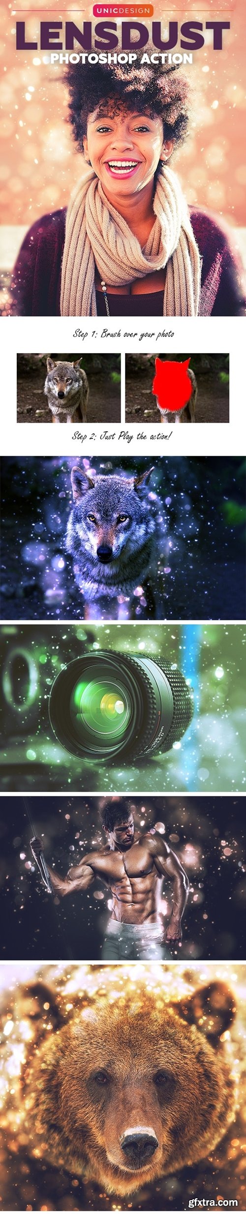 GraphicRiver - LensDust Photoshop Action 12408938