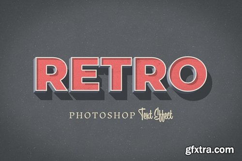 Retro Text Effect