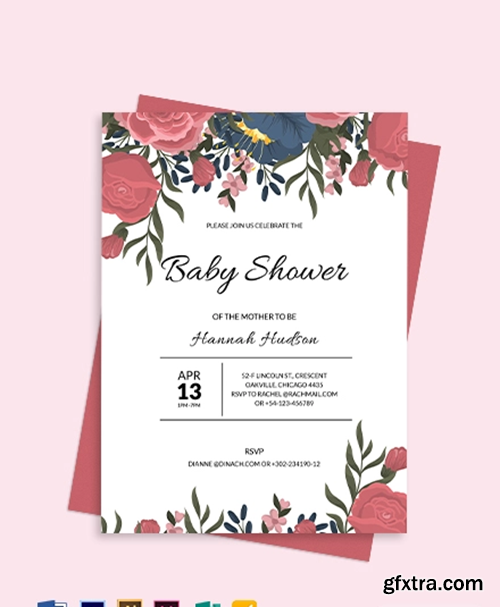 Floral-Baby-Shower-Invitation-Template