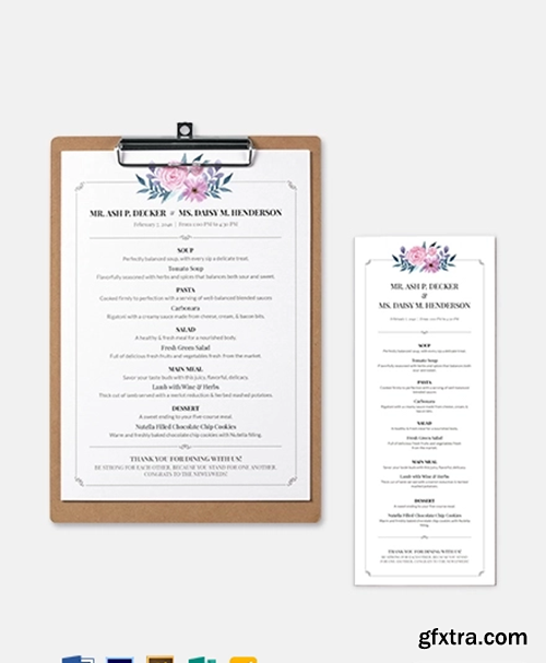 Wedding-Menu-Template